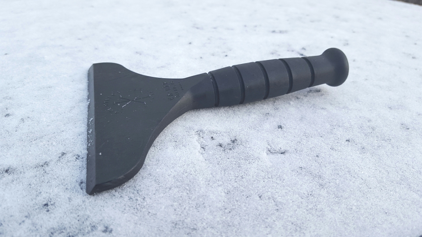 What to use as an ice scraper when you definitely don't have one